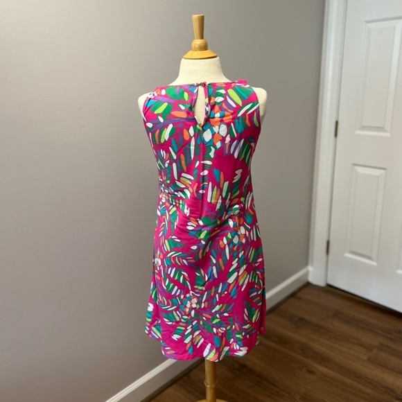 Escapada Living Pink Palm Jungle Tank Dress Sz XS - Picture 3 of 12